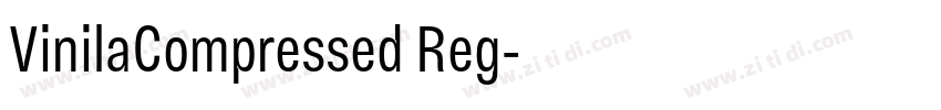 VinilaCompressed Reg字体转换